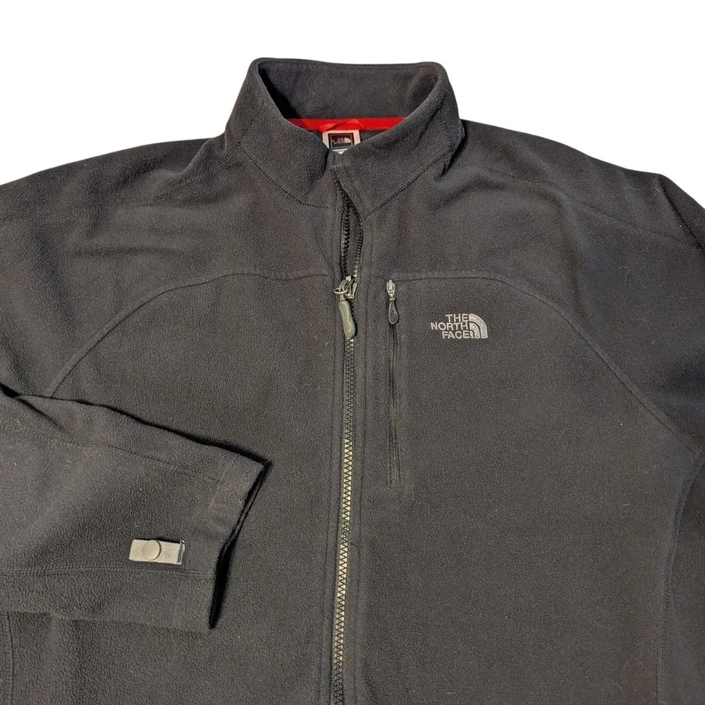 The North Face Mens XL TKA 100 Trinity Full Zip Fleece 3-in-1 Jacket LINER Black